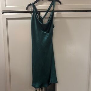 Altar'd State Green Backless Dress